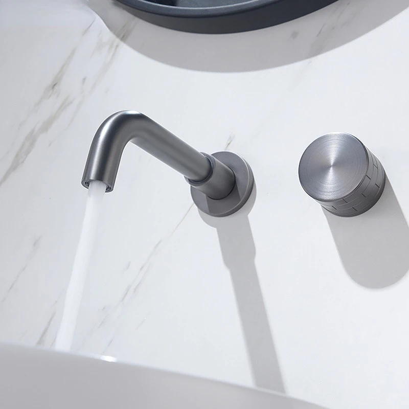 

Embedded Faucet Sink Bathroom Concealed Wall Basin Outlet Cold&Hot Water Single Handle