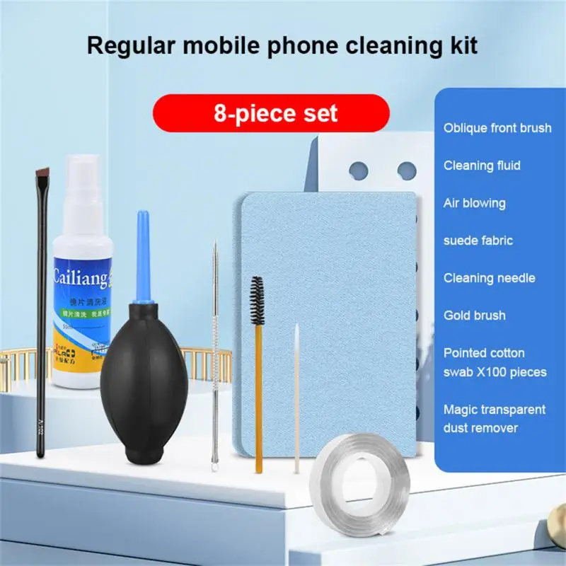 

Cleaning Set Hone Earphone Small Space Cleaner Professional Digital Cleaning Kit 8 In 1 Earphones Cleaner Cleaning Tool Cleaner