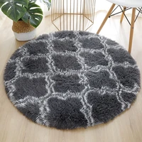round thick plush rug for living room room bay window carpet bedroom bedside fluffy carpets home decoration velvet non slip mat
