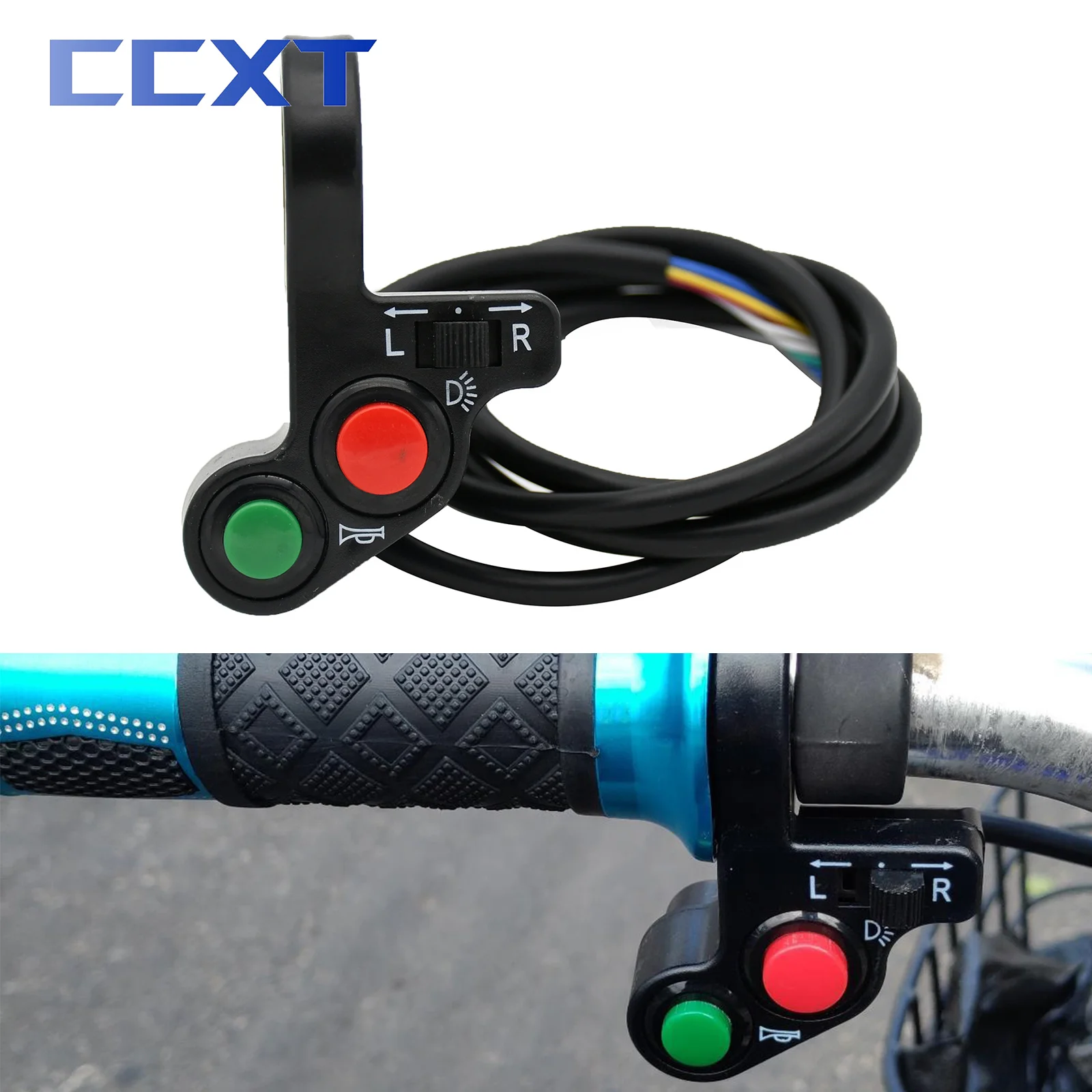 

Motorcycle Bike Scooter Switch Horn Turn Signals ON/OFF Button Light Switch For Honda Yamaha KTM Kawasaki ATV 22mm Handlebar