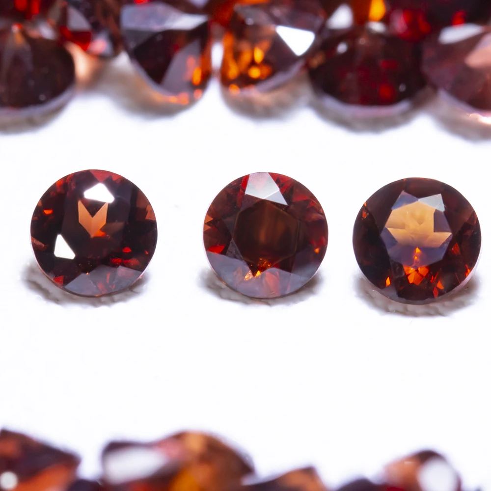 Оптовая цена высококачественный натуральный драгоценный камень красный гранат 1