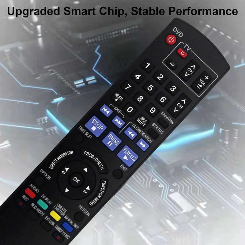 Замените N2QAYB 000236 Пульт дистанционного управления для DVD-рекордера Panasonic Showview