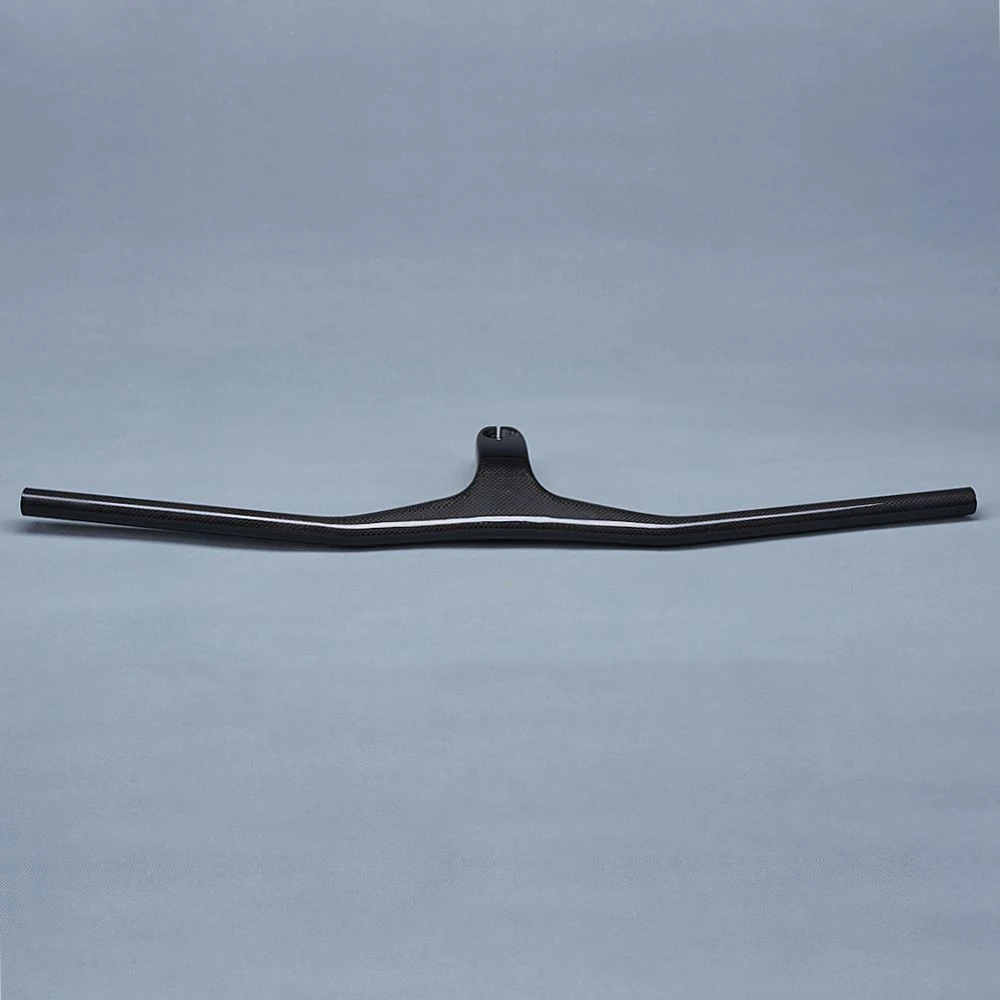 БЕЗ ЛОГОТИПА Глянцевый карбоновый руль 3K MTB Велосипедный Горный интегрированный