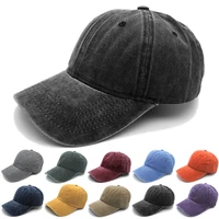 washed cotton baseball cap for women men vintage snapback hat adjustable trucker outdoor caps black dad hat bone high quality