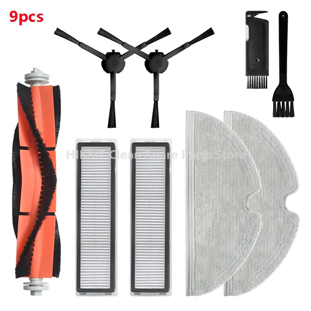 Аксессуары для Dreame Bot L10 Pro и D9 Trouver Robot LDS Запасные части для пылесоса Основная боковая щетка Ткань для швабры Часть фильтра Hepa