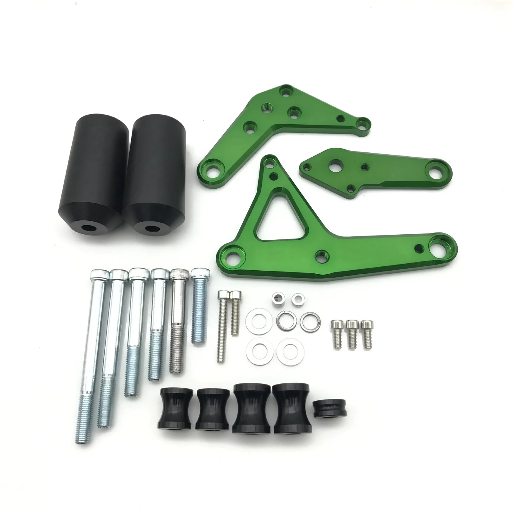 

Motorcycle Falling Protection Frame Slider Crash Pad Protector for KAWASAKI NINJA1000/SX 2017-2021 Green