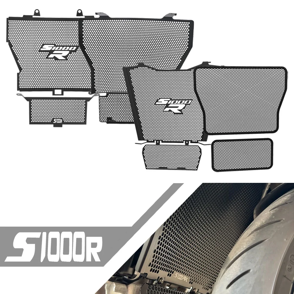 Фото 2024 ДЛЯ BMW S1000R S 1000R S1000 R 1000 2013 2014 2015 16-2020 2021 2022 2023 Защитная крышка решетки радиатора мотоцикла №1