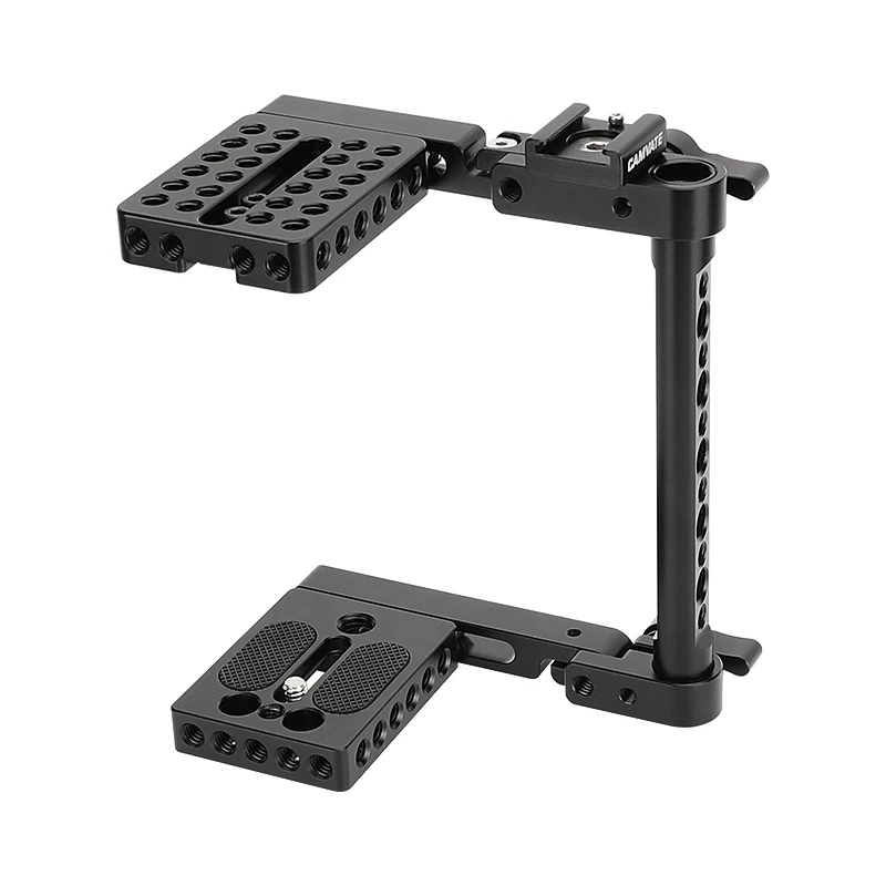 HDRIG Foldable C-Frame Camera Cage with Cheese-Type Top Plate and Baseplate For Canon / Nikon / Sony / Panasonic DSLRs enlarge