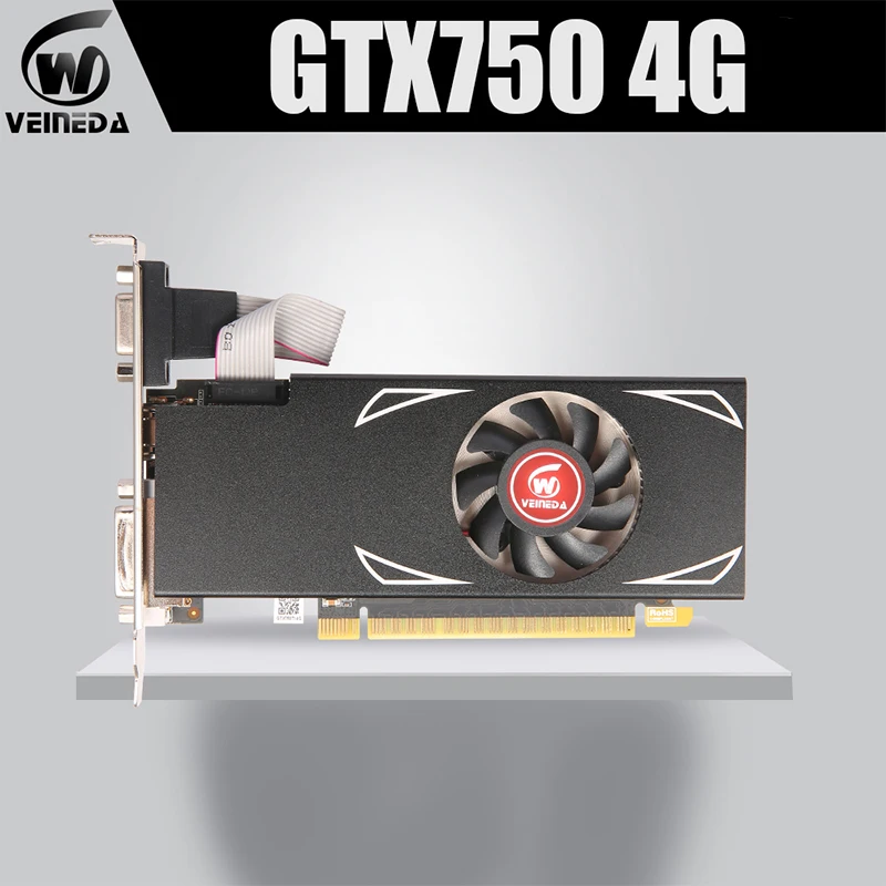 

Видеокарта GTX 750 4 Гб, бит, GDDR5, VGA карты gtx750 4g для игр nVIDIA Geforce
