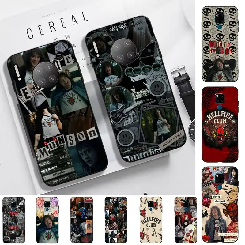 

Stranger Things 4 eddie munson hellfire club Phone Case for Huawei Mate 20 10 9 40 30 lite pro X Nova 2 3i 7se