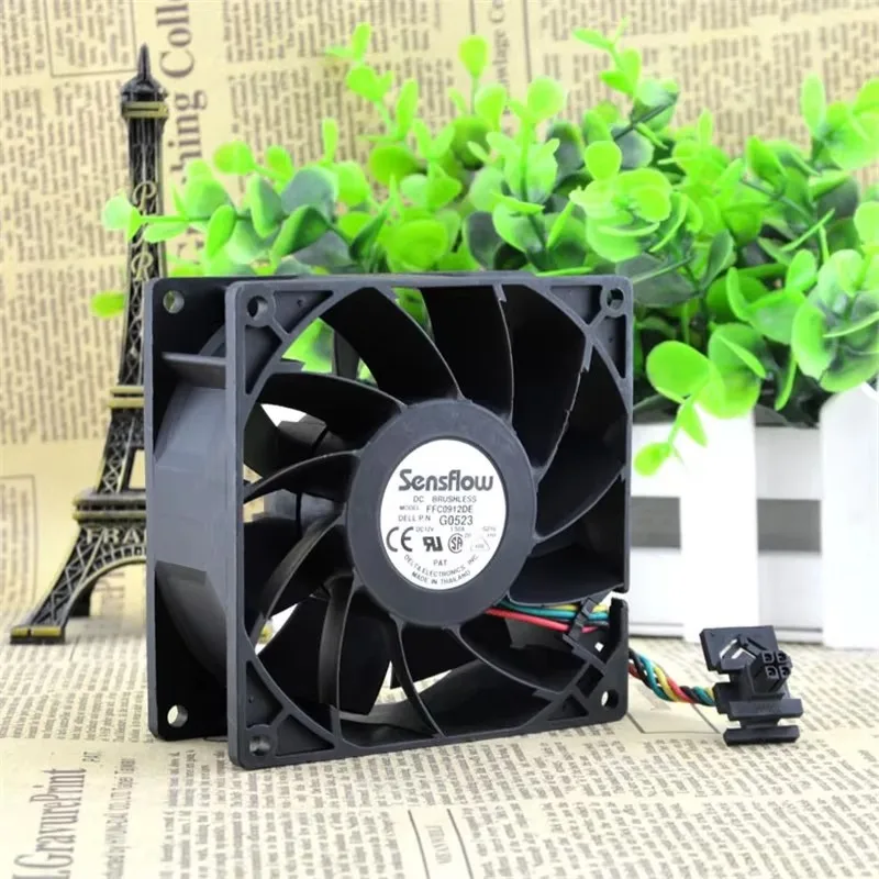 Оригинальный FFC0912DE 90*90*38 мм 9 см 12 В 1 50 А 4-проводной жестокий вентилятор охлаждения