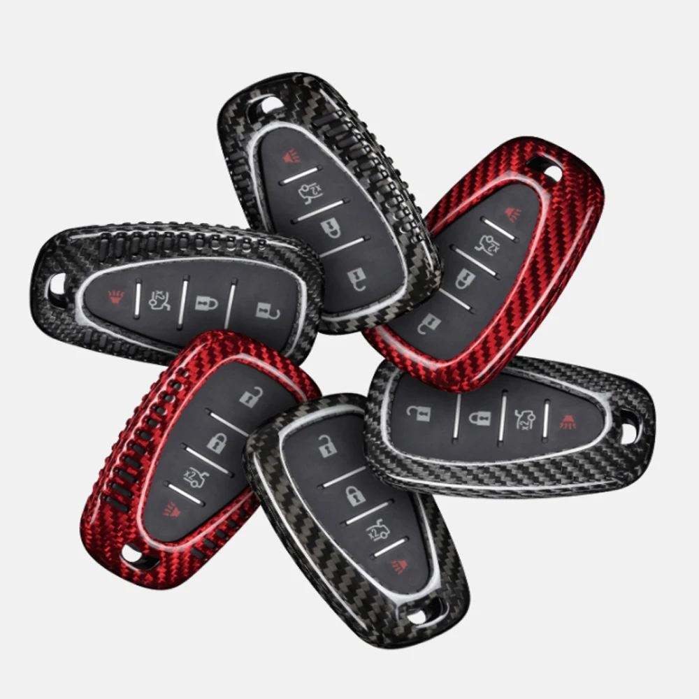 Чехол-брелок из углеродного волокна для Chevrolet Camaro 2010 + Equinox RS 2017