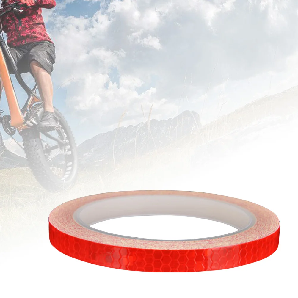 2pcs Wheel Reflective Stickers Bike Safe Accessories Cycling Rim Decal Tape (Blue) |