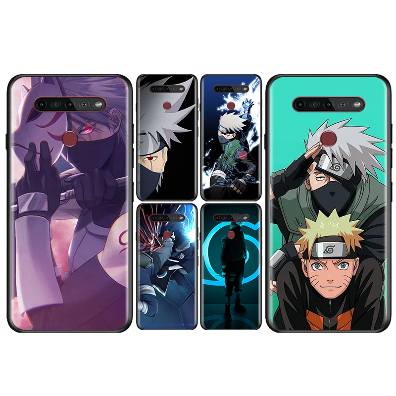 

Cartoon Naruto Kakashi For LG K92 K42 K22 K71 K61 K51S K41S K30 K20 2019 Q60 V60 V50 S V40 V30 G8S G8 X Black Phone Case