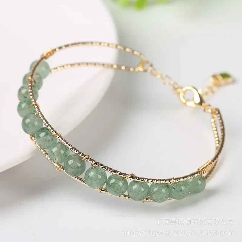 2024 Новые браслеты ручной работы из натурального камня 14 кг для женщин модные