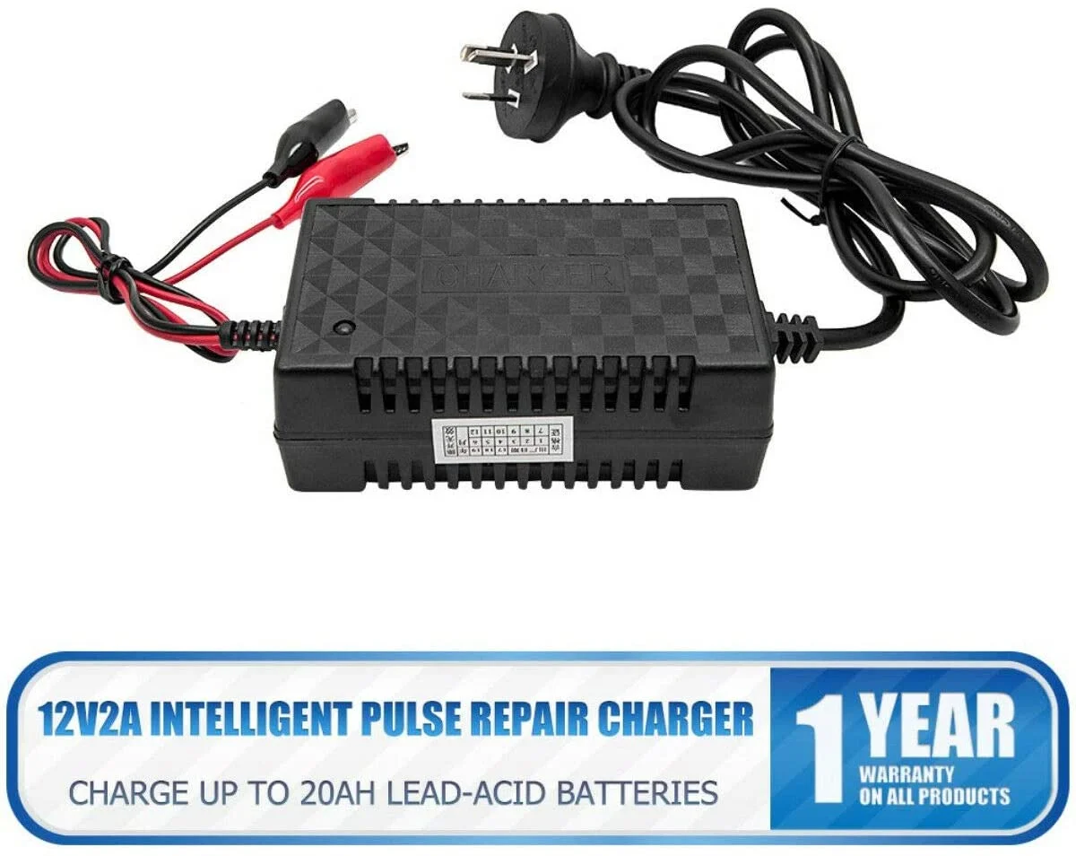 Universal Automatic Trickle Battery Charger - 12V 2A 4-20AH Battery Car Motorcucle Charger Maintainer