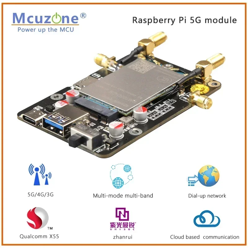 Аксессуары для Raspberry Pi 4B RNDIS X55 UniSOC Fibocom Quectel 5G FM150 RM510Q RM500Q-GL SSH Openwrt Ubuntu centos