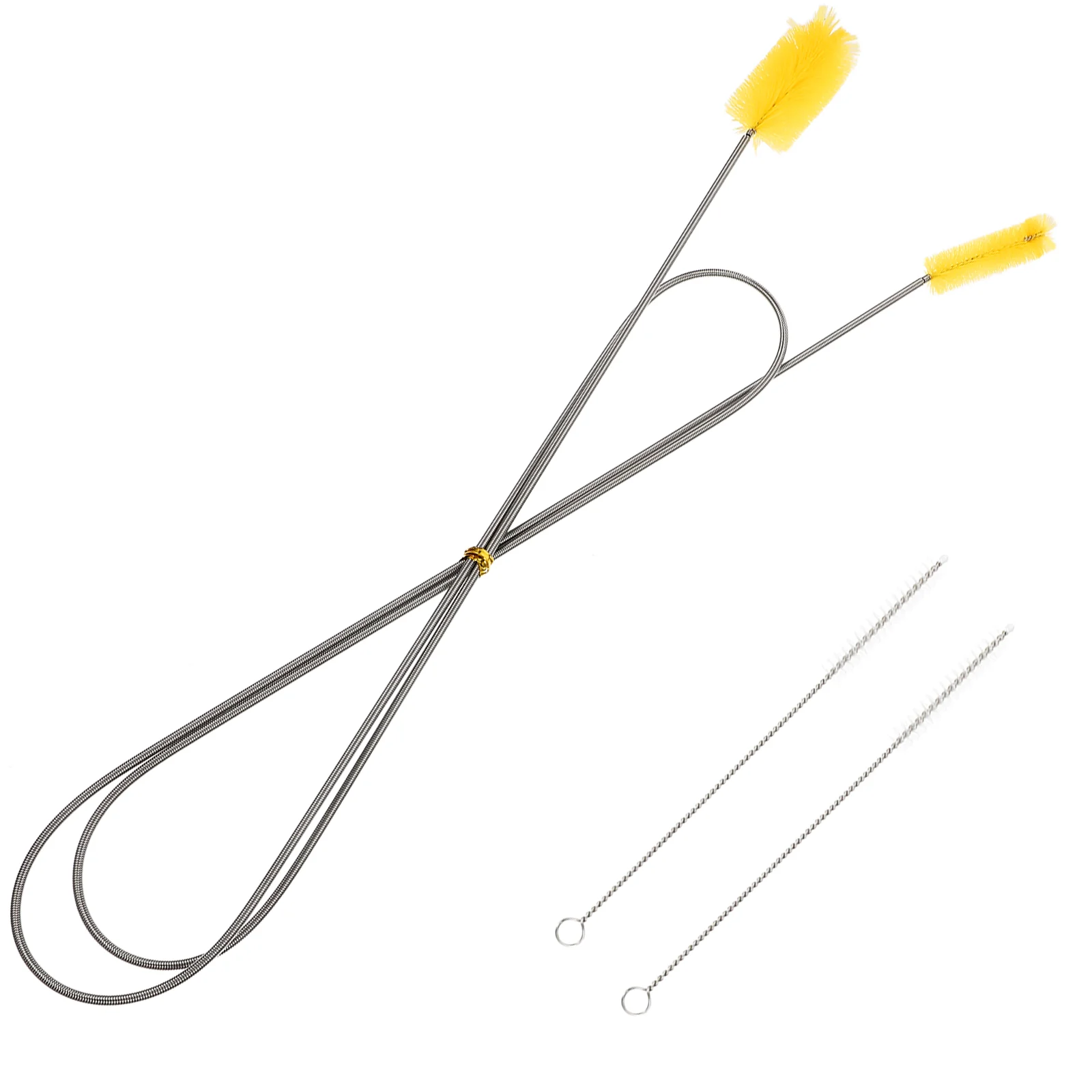 

Fish Tank Cleaning Brush Double Head Inlet Outlet Pipe Gravel Algae Cleaner Remover