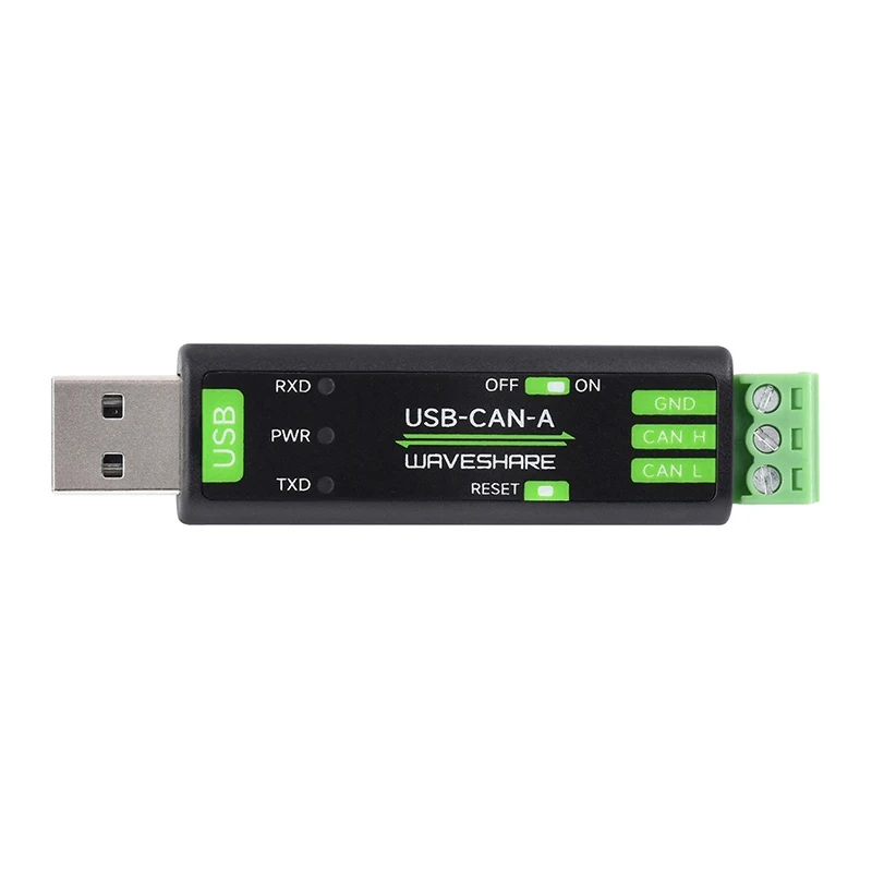 Фото Анализатор адаптера USB-CAN, модель A, решение для чипа STM32, скорость передачи CAN, 5 кбит/с-1 Мбит/с, несколько режимов работы, совместимость с несколькими системами №4