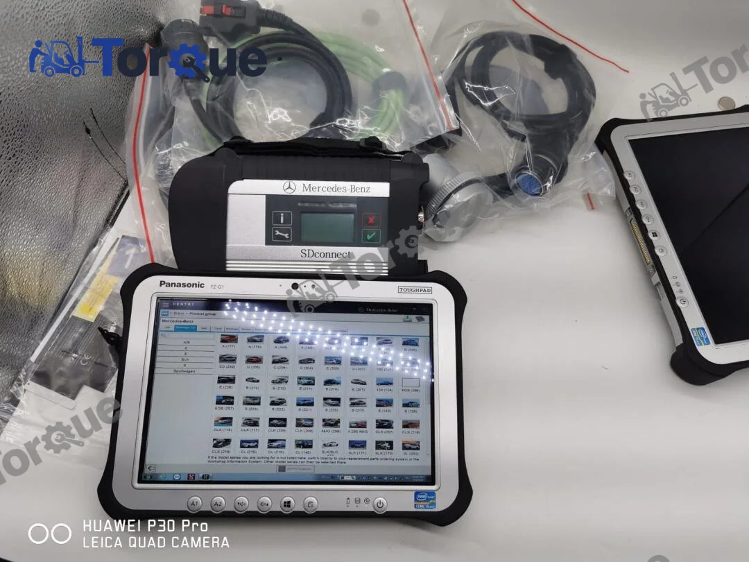 MB Star SD C4 Диагностический мультиплексор звездной диагностики грузовика SD соединение C4 с Toughpad FZ G1 с xentry DAS WIS ECP