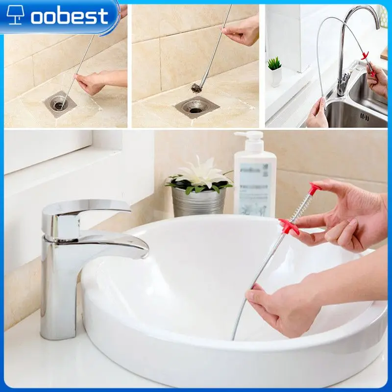 

Cleaning Brush Multi-tool New Bendable Flexible For Bathroom Hair Sewer Sink Kitchen Accessories Remover Tools Bendable Brush