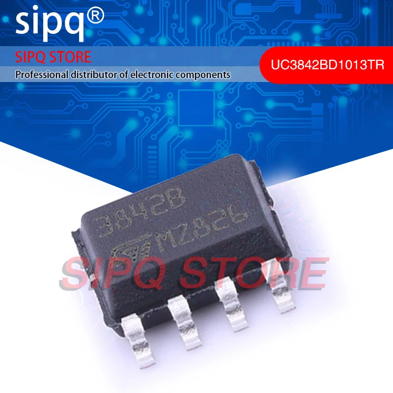 10 шт./партия UC3842BD1013TR UC3842 SOP8 3842B SOP UC3842A UC3842B 3842 SOP-8 оригинальная фотография $