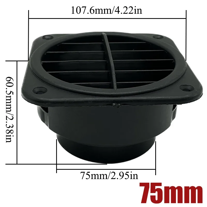 

42 мм, 60 мм, 75 мм, 90 мм, теплый дизельный стояночный обогреватель, автомобильное вентиляционное отверстие, направленное вращающееся для Webasto Eberspacher Truck Auto Bus