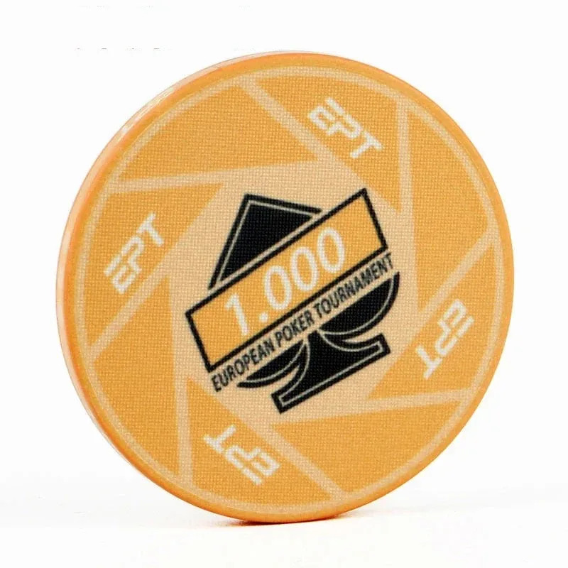 10 шт./компл. керамические чипы круглые Техасский бакар набор игровых чипов для