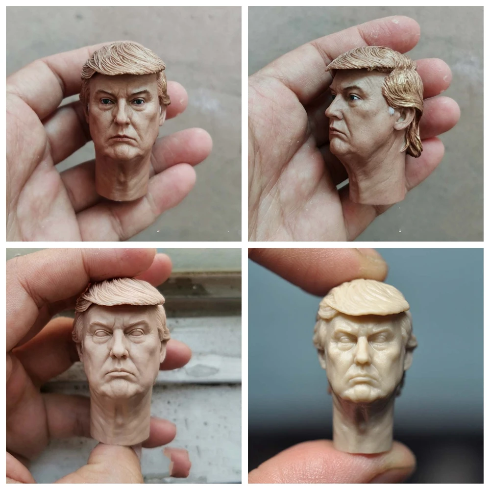 

Donald Trump Male Head Carving US Actor Soldier Doll Customized Model 1/6 Scale For 12 Inch Action Figure Body Hobbies Toy