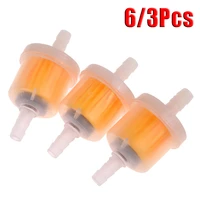 63pcs motorcycle gas fuel gasoline oil filter universal moped scooter motocross go kart gasoline fuel filters accessories
