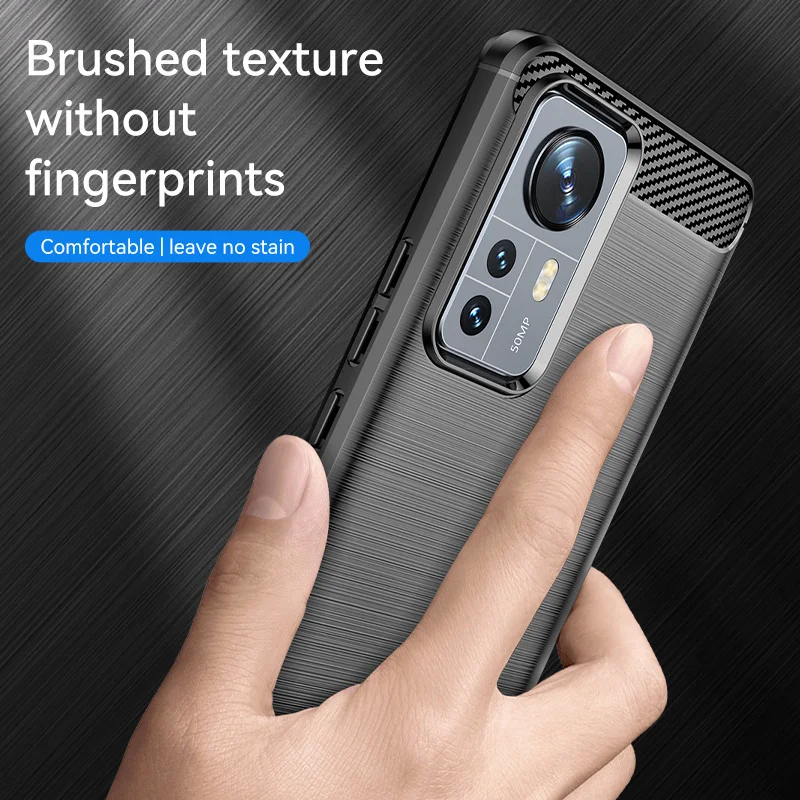 For Cover Xiaomi Mi 12S Pro Case For Mi 12S Pro Capas Bmper Back Shockproof TPU Soft Cover For Xiaomi Mi 12S 12 Pro 12X Fundas