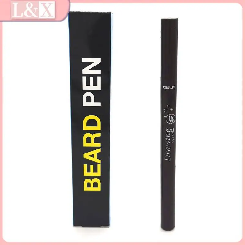 

Ручка для бороды, карандаш для парикмахера с кисточкой, инструменты для окрашивания усов, ручка для волос, водонепроницаемая ручка для грав...