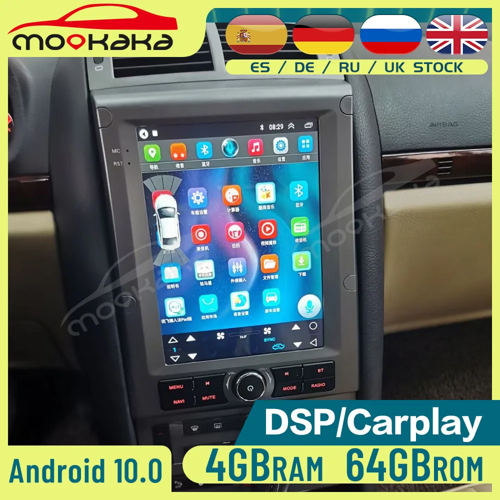 

9 "Tesla Style для Peugeot 407 2004 - 2010 Android 10,0 6 + 128G автомобильный радиоприемник, мультимедийный плеер, автомобильное стерео головное устройство, GPS-навиг...