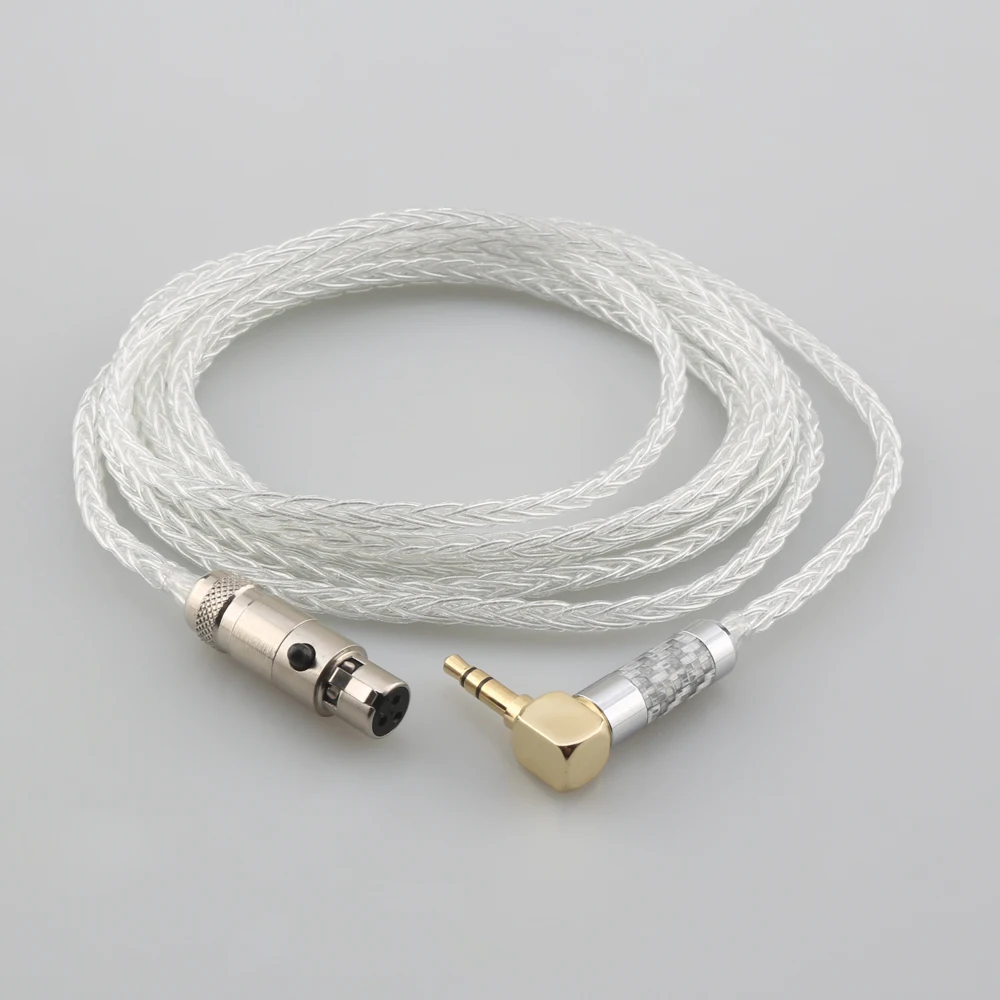 4,4 мм XLR 2,5 мм 99% чистый серебристый 8-жильный кабель для наушников AKG Q701 K702 K271 K272 K240 K141 K712 K181 K712 наушники