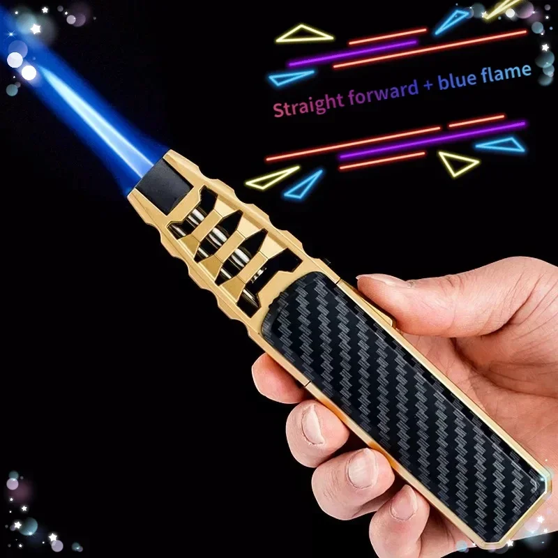 Кухонная зажигалка для сигар с большим струйным пламенем уличная мощная