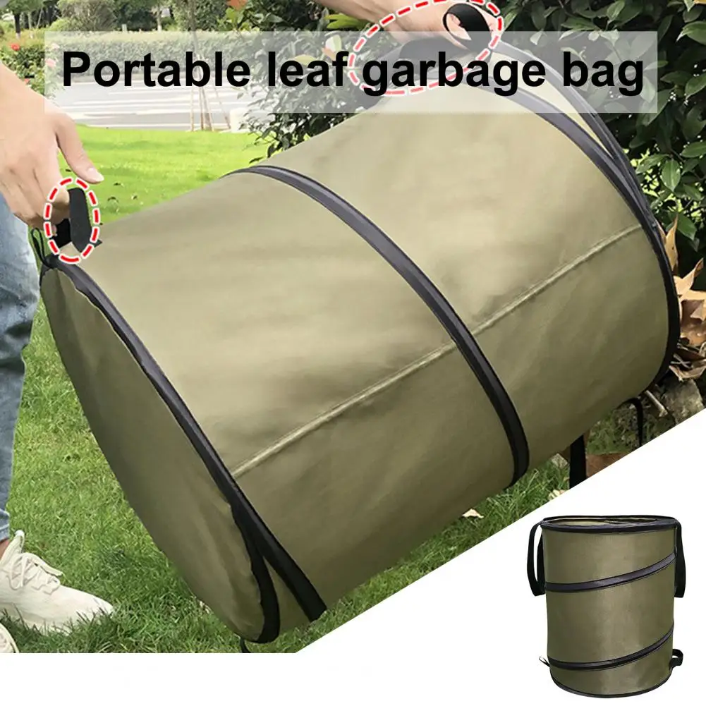 

Reusable Leaf Bag Holder Trash Bag Pop-up Easy to Carry Waste Bag Saving Space Garden Garden - Gardening Bag