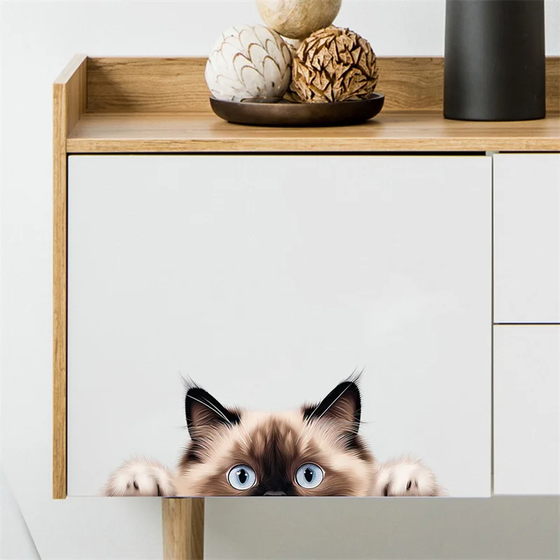 Наклейка на унитаз &quotМилый маленький кот&quot