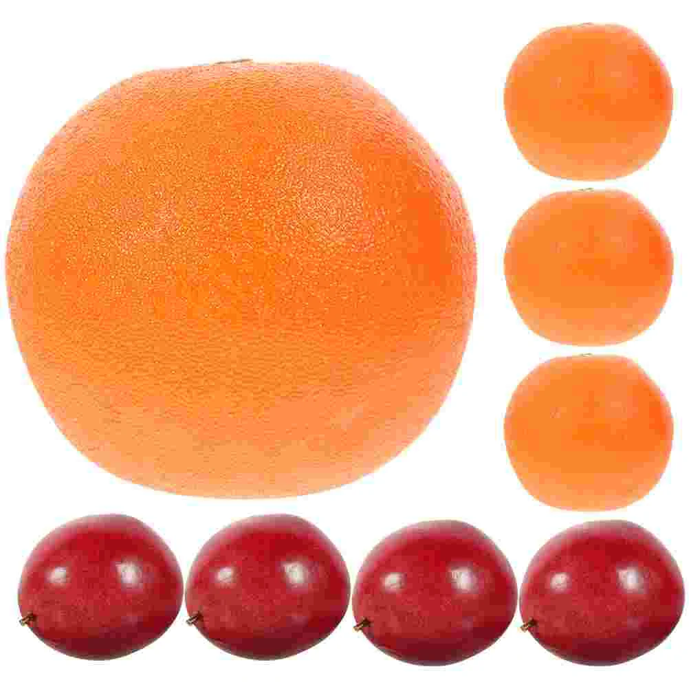 

Fake Fruit Model Decor Orange Layout Scene Artificial Vivid Props Molds Toy Toys