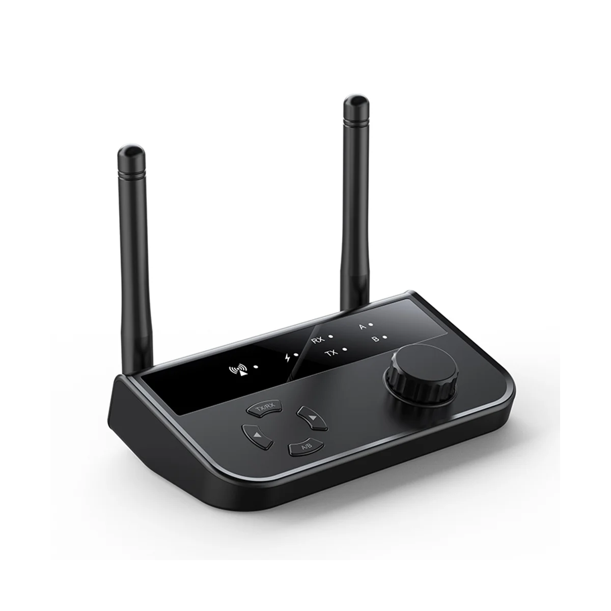 

Multipoint Bluetooth 5.3 Audio Transmitter Receiver 3.5Mm AUX 2 RCA Stereo Music Wireless Adapter 2-IN-1 for Car TV PC