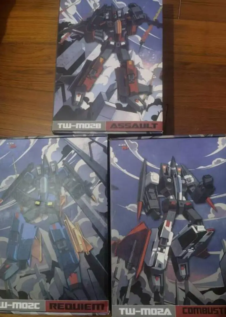 

ToyWorld Conehead 3PCS A SET TW-M02A TW-M02B TW-M02C Ramjet Amjet Dirge