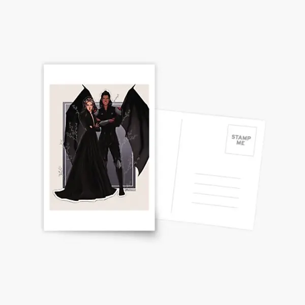 

Почтовая открытка Nesta And Cassian Fanart, Декор, жизнь, спальня, фотоальбом, современный мультяшный стиль Hoom, поздравительная открытка, фотооткрытка,...