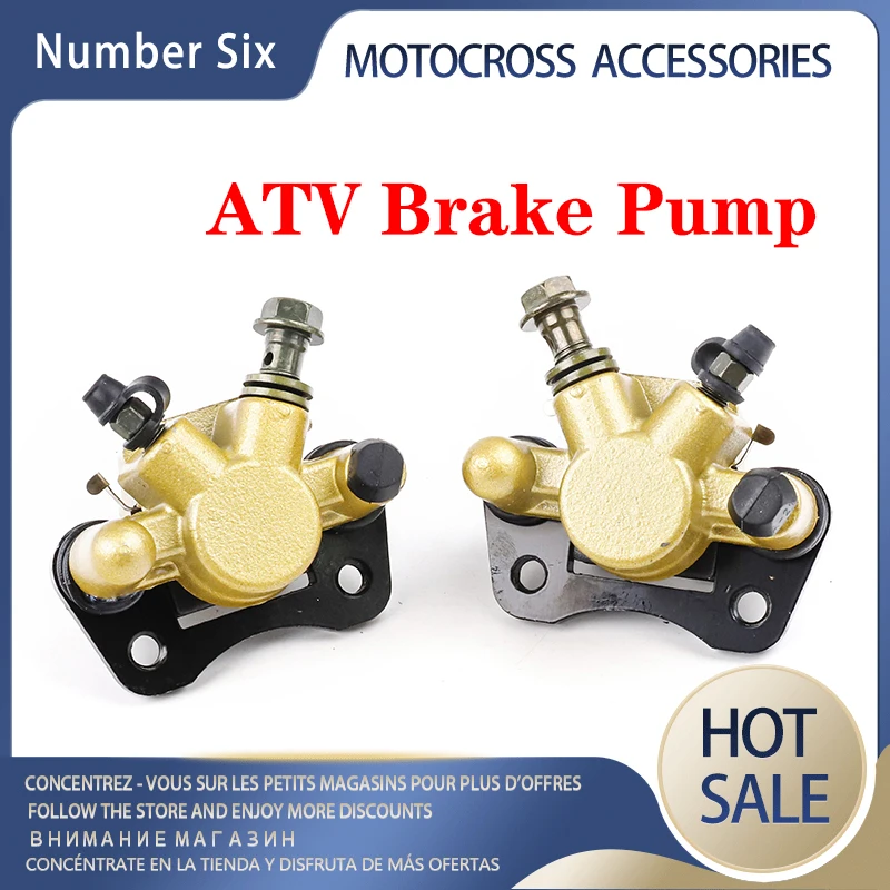 

M10 50mm Left / Right Brake Pump Front Rear Calipers Under The Pump Disc for ATV Quad 4 Wheel Bike Motorcycle Accessories