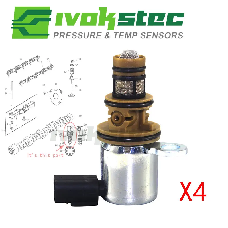 4 соленоида с несколькими смещениями для зарядного устройства DODGE Challenger CHRYSLER 300