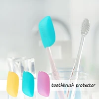 3pcsset portable toothbrush cover holder travel hiking camping brush cap case healthy germproof toothbrush protector household