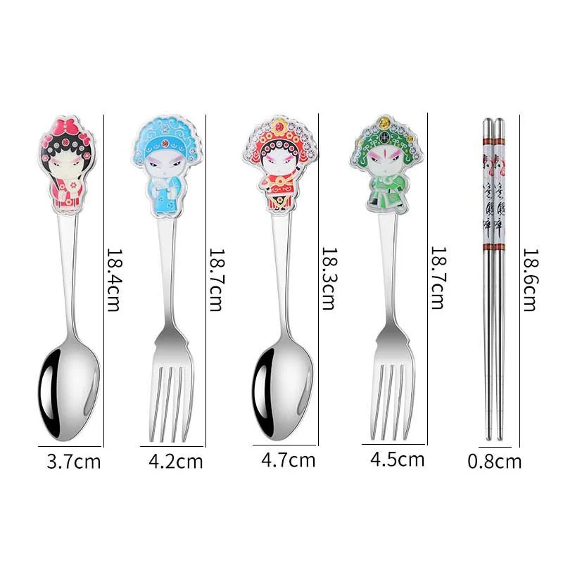 

Столовые приборы из нержавеющей стали в китайском стиле