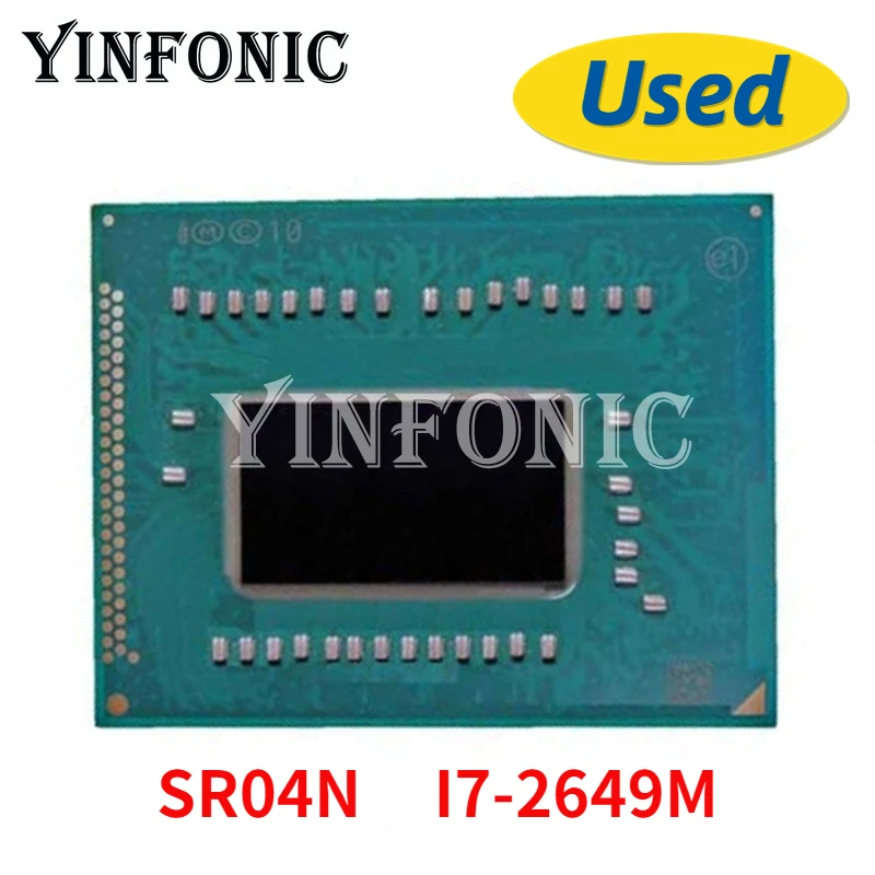 

Б/у чипсет SR04N I7-2649M BGA с шариком, протестирован на 100%