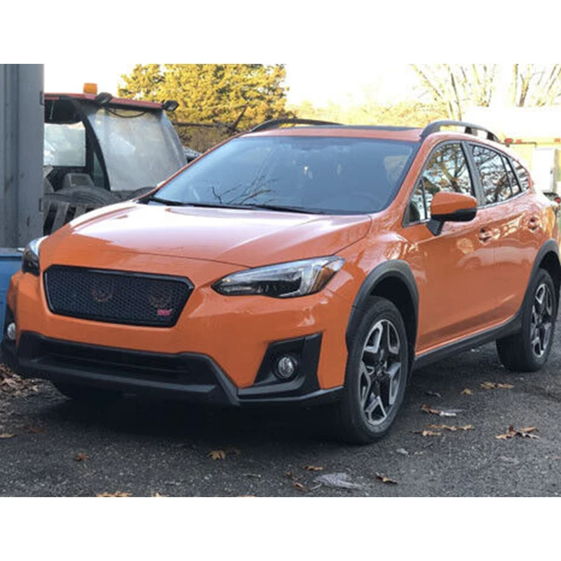 Для Subaru Crosstrek XV 2018 2019 2020 год гоночная решетка матовый черный гриль комплект кузова