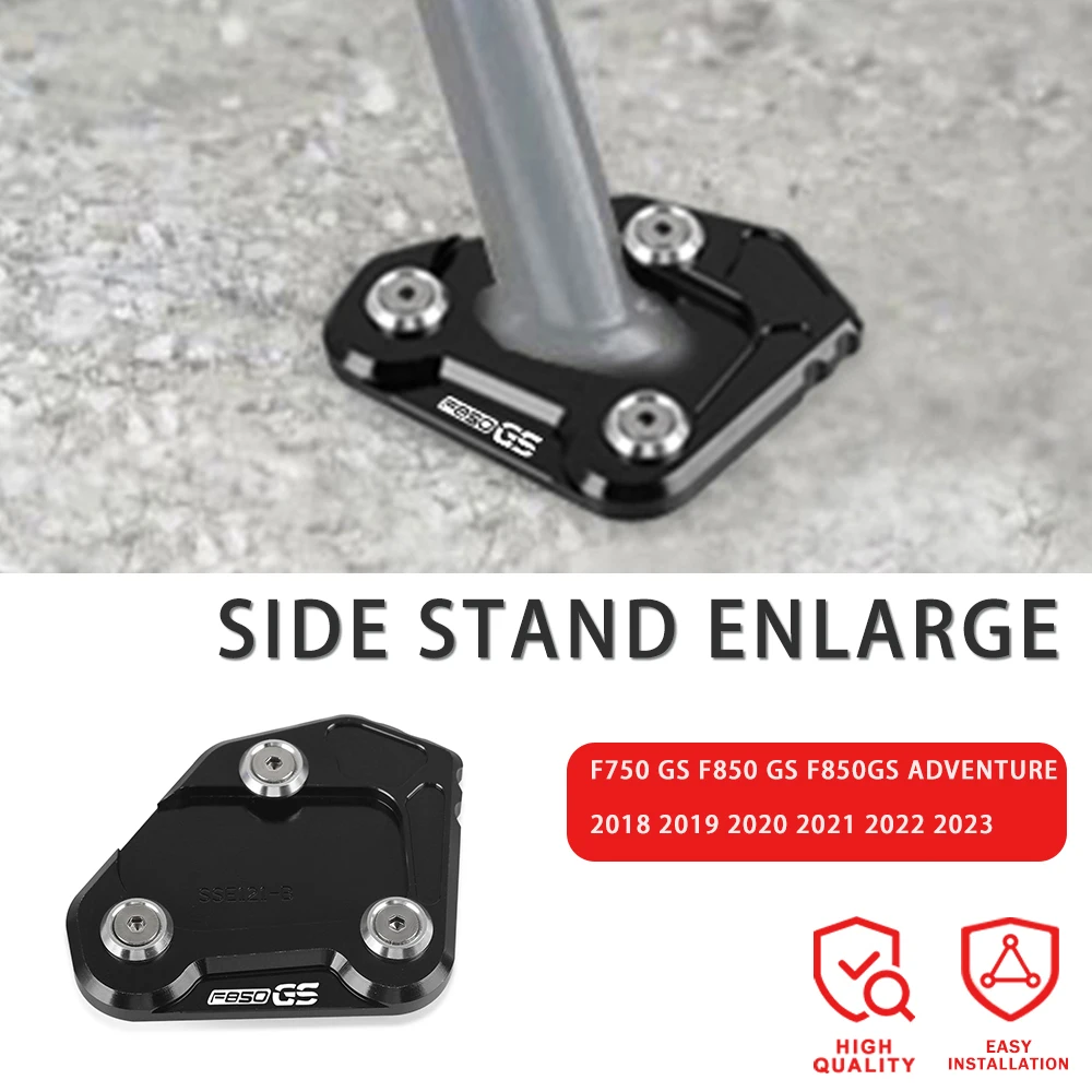 

For BMW F750GS F750 GS F 750 GS F850GS F850 GS F 850 GS ADV ADVENTURE Motorcycle Side Stand Enlarge Plate Pad 2018-2022 2023