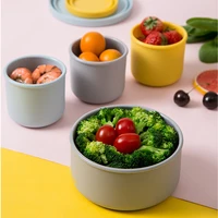 silicone containers 250ml 700ml silicone food storage containers bpa free airtight dishwasher and freezer safe