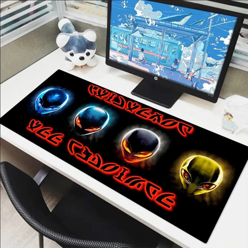 

Игровые ноутбуки Alienwares, расширенный коврик, Настольный коврик, Аниме Мышь, мультяшная игровая клавиатура, механический коврик Xxl, охлаждающий ПК для ноутбука